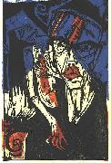 Ernst Ludwig Kirchner Fights oil on canvas